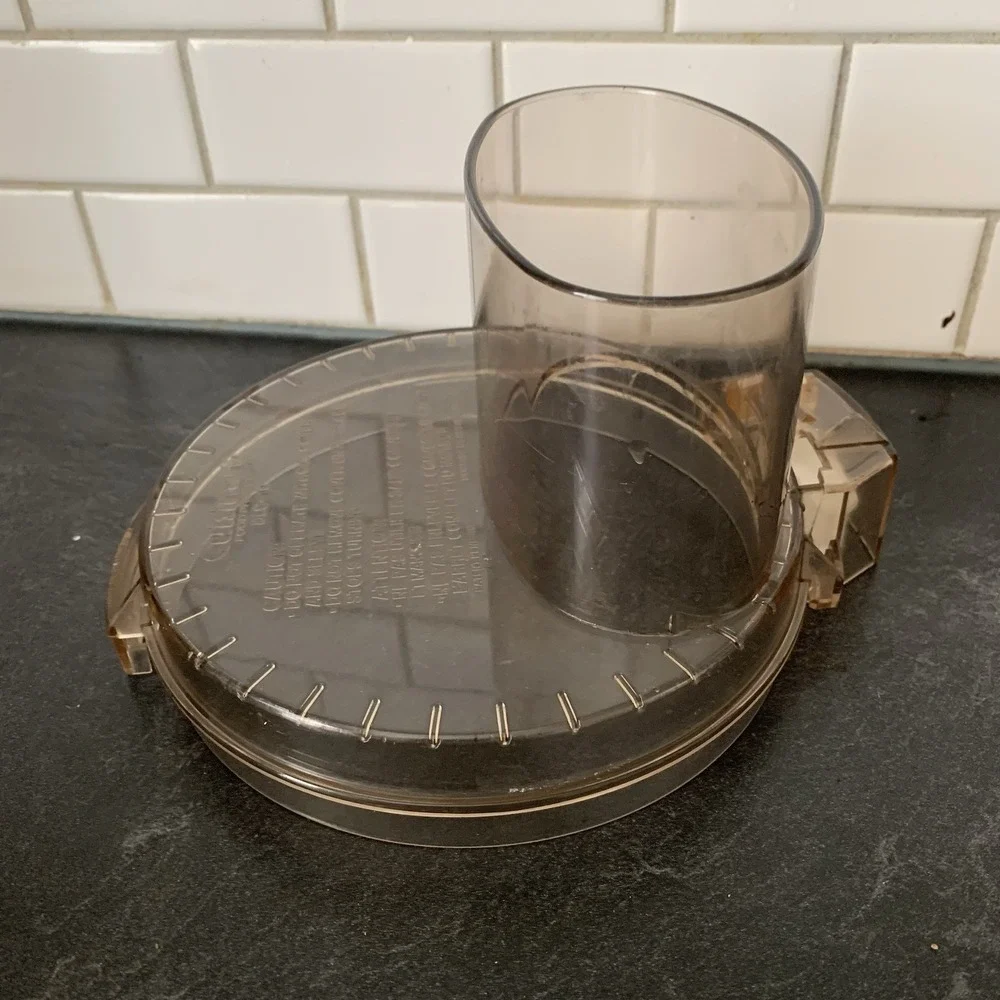 Cuisinart Food Processor Amber Lid & Chute Pusher DLC-10 Replacement‎ Part